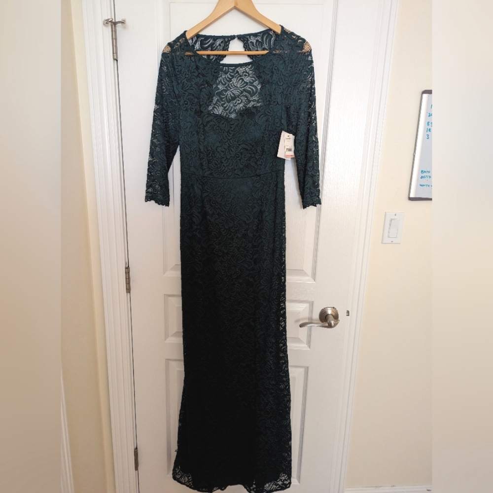 Dark Green Evening Dress